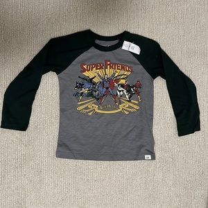 NWT gap 5T superhero’s color block long sleeve shirt.